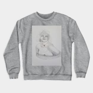 Classic beauty Marilyn by tabitha kremesec Crewneck Sweatshirt